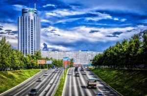 Вид на деловой центр